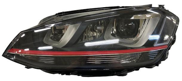 FARO FANALE PROIETTORE SX D3S-H7-H21 XENON LED AFS C/MOT ELET GOLF VII GTI 10/12>