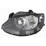 FARO FANALE PROIETTORE SX 2H7 PRE REG ELET SEAT IBIZA 01/08> 2PARB NERA