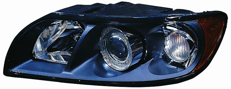 FARO FANALE PROIETTORE DX H7-HB3 PRED REG ELETT VOLVO S40-V40 01/04>12/06 PAR NERA