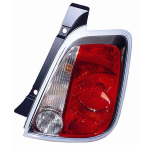 FANALE FANALINO POSTERIORE S/P SX BIANCO ROSSO FIAT 500 07/07> BORDO BIANCO 58120
