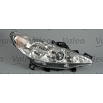 FARO FANALE PROIETTORE SX 2H7-H1 C/FBL C/MOTOR ELETT PEUGEOT 207 04/06> VALEO