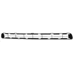 GRIGLIA PARAURTI ANT SUP TOYOTA RAV 4 01/06>03/09