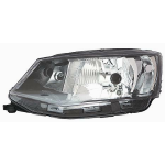 FARO FANALE PROIETTORE DX H4 C/MOTOR EL SKODA FABIA 10/14> PARABOLA NERA