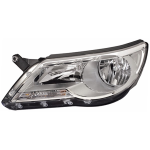 FARO FANALE PROIETTORE DX H7-H7 C/MOTOR ELETT VOLKSWAGEN TIGUAN 09/07> HELLA