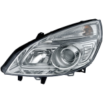 FARO FANALE PROIETTORE SX H1-H7 PR REG EL RENAULT SCENIC 11/06> PARAB CROM HELLA