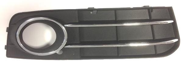 GRIGLIA PARAURTI ANT/DX C/FEND+CORNICE E PROFILI CROM AUDI A4 12/07>