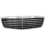 GRIGLIA MASCHERINA CROM/NERA MERCEDES CLASSE E W211 AVANTG 07/02>04/06