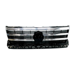 GRIGLIA MASCHERINA NERA LUCIDA CON 3 PROFILI CROMATI PER VOLKSWAGEN CRAFTER 09/16>