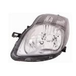 FARO FANALE PROIETTORE SX H4 C/MOTOR EL TOYOTA YARIS 01/09> PARAB NERA MOD VALEO