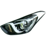 FARO FANALE PROIETTORE SX H7 C/MOTOR EL HYUNDAI I30 01/12> PARABOLA CROMATA