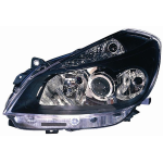 FARO FANALE PROIETTORE DX 2H7-H1 C/LENTE PRED REG EL RENAULT CLIO 09/05>SPORT PAR NERA