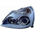 FARO FANALE PROIETTORE SX XENON 2DS-H7 C/LENTE PRED REG EL RENAULT CLIO 05/01>