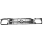 GRIGLIA MASCHERINA CROM-GRIGIA TOYOTA HILUX 4WD 01/98>12/00