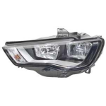 FARO FANALE PROIETTORE DX H7+H15 C/MOTOR ELETT AUDI A 3 3-5P 04/12> HELLA
