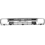 GRIGLIA MASCHERINA CROM-NERA TOYOTA HILUX 01/92>