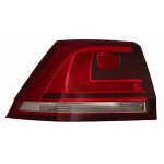 FANALE FANALINO POSTERIORE DX EST FONDO SCURO VOLKSWAGEN GOLF 7 10/12> SW S.WAGON