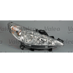 FARO FANALE PROIETTORE SX H7-H1 C/MOTOR ELETT PEUGEOT 207 04/06> VALEO
