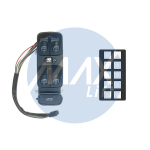INTERRUTTORE ALZAVETRO MERCEDES CLASSE C W203/S203 2000-2006 PORTA ANTERIORE SX,ALZAVETRO POSTERIORI ELETTRICI,4 9 PIN