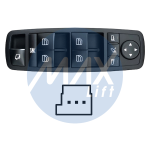 INTERRUTTORE ALZAVETRO MERCEDES CLASSE GL X164 2006-2011 CLASSE M W164 PORTA ANTERIORE SX,RETROVISORI RIBALTABILI ELETTRICAMENTE,ALZACRISTALLI POSTERIORI ELETTRICI,FINESTRINO LATERALE ORIENTABILE,COLORE NERO,4 INTERRUTTORI 3PIN