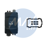 INTERRUTTORE ALZAVETRO RENAULT MEGANE 2006-2008 PORTA ANTERIORE DX,6 PIN,CONNETTORE MARRONE