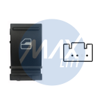 INTERRUTTORE ALZAVETRO VOLKSWAGEN POLO'09>14/GOLF'04-'08/TIGUAN - SEAT IBIZA'08 - SKODA FABIA PORTA ANT.DX, 3 PIN