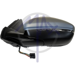 RETROVISORE SX PG 208 19' - OPEL CORSA 19' EL. TER. RIB. C/FAN. A LED C/LUCE DI CORT. C/PRIMER 10PIN SX