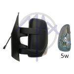 SPEC RETR OPEL MOVANO 2010 SX ELET NERO CON FANALINO 7 PIN