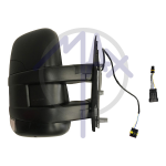 SPEC RETR PER IVECO DAILY '07-> DESTRO MANUALE CROMATO (DOPPIO VETRO)(BRACCIO CORTO)