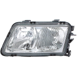 FARO FANALE PROIETTORE DX H7-H4 C/FEND AUDI A3 1996 HELLA 08/96>