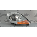 FARO FANALE PROIETTORE SX H4 C/MOTOR EL IND DIREZ ARANCIO RENAULT TRAFIC - NISSAN PRIMASTAR 01/07> VALEO