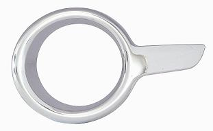 MODANATURA CORNICE FEND SX CROM PEUGEOT 208 01/12>