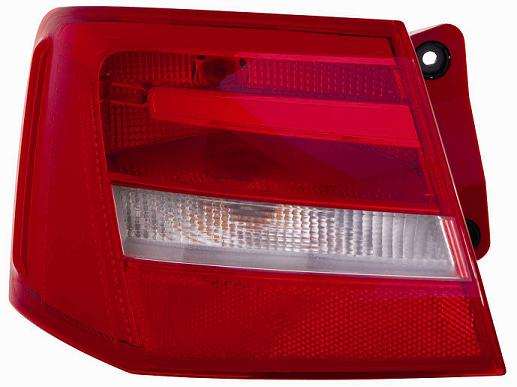 FANALE FANALINO POSTERIORE S/P DX BIANCO-ROSSO AUDI A6 01/11>BERLINA