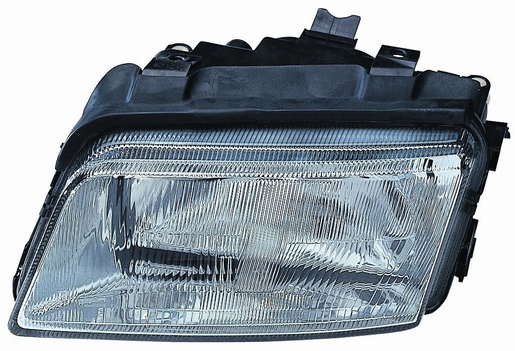 FARO FANALE PROIETTORE DX H4 PRED REG ELETT MOD VALEO AUDI A4 11/94>01/99