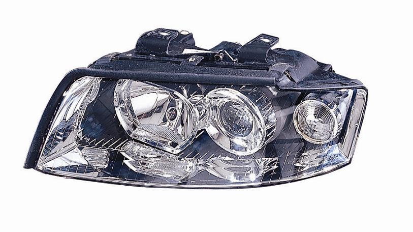 FARO FANALE PROIETTORE DX XENON D1S-H7 PR REG EL AUDI A4 10/00>09/04 CENTR SOTTO