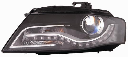 FARO FANALE PROIETTORE DX XENON D3S A LED C/MOTOR ELETT AUDI A4 12/07>