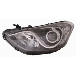 FARO FANALE PROIETTORE SX 2H7 C/MOTORE ELETT HYUNDAI I30 04/15>12/16 PAR CROM
