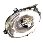 FARO FANALE PROIETTORE SX BI-LED MINI ONE/COOPER S/D 01/14> PARABOLA GRIGIA VALEO