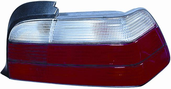 FANALE FANALINO POSTERIORE S/P DX BIANCO ROSSO BMW SERIE 3 E36 COUPE CABRIO 12/90>0
