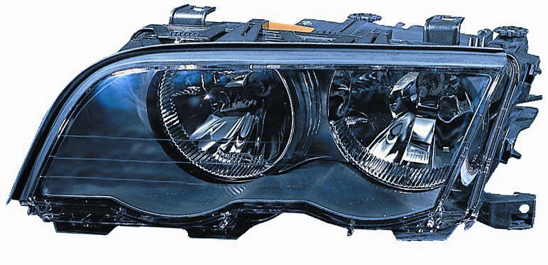 FARO FANALE PROIETTORE SX 2H7 PRED REG ELETT BMW SERIE 3 E46 05/98> PARAB NERA36410