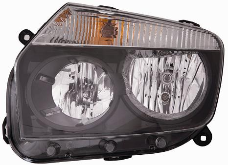 FARO FANALE PROIETTORE DX H7-H1 PRED REG ELETT DACIA DUSTER 01/10> PARAB NERA