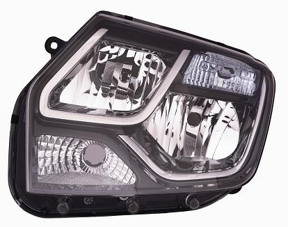 FARO FANALE PROIETTORE DX H7-H1 DACIA DUSTER 08/13> CON FANALE LUCE DIURNA BLU