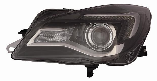 FARO FANALE PROIETTORE SX H1R2 A LED C/MOTOR ELETTR OPEL INSIGNIA 01/13> PAR NERA