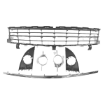 MODANATURE KIT GRIGLIE PARAURTI ANT INF C/MODAN CROM SCENIC 11/06>02/09 (6PZ)