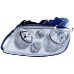 FARO FANALE PROIETTORE DX 2H7 PRED REG ELETT VOLKSWAGEN TOURAN 02/03>10/06 PARAB CROM