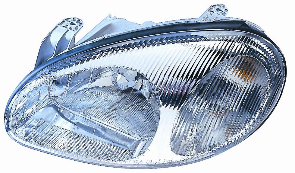 FARO FANALE PROIETTORE SX H4 C/MOTOR ELETT CHEVROLET LANOS 3-5 PORTE 02/97>03/04
