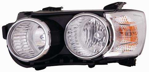 FARO FANALE PROIETTORE SX H1-H7 C/MOTOR ELETT CHEVROLET AVEO 01/11> CORNICE CROM