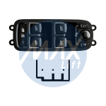 PULSANTIERA ALZACRISTALLI PORTA ANTERIORE SX,RETROVISORI ELETTRICI RIBALTABILI ELETTRICAMENTE,ALZACRISTALLI POSTERIORI ELETTRICI,4 INTERRUTTORI 3 PIN PER S80 2013 2016