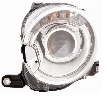 FARO FANALE PROIETTORE DX BIXENON D1S C/MOTOR ELETT FIAT 500 07/07>