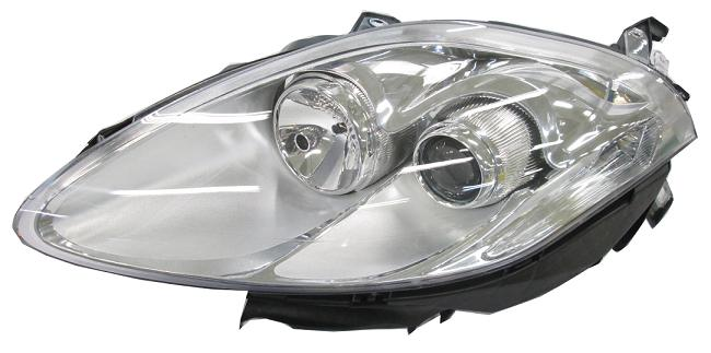 FARO FANALE PROIETTORE SX 2H1 C/MOTORE ELETT IND BIANCO BRAVO 01/07>PAR CROM