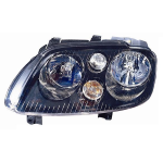 FARO FANALE PROIETTORE SX 2H7 C/MOTOR ELETT VOLKSWAGEN TOURAN 02/03>10/06 PARAB NERA